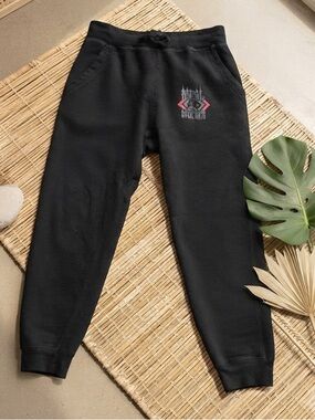 METAL MULISHA Vintage Black Fleece Drawstring Sweatpants | Moto Streetwear